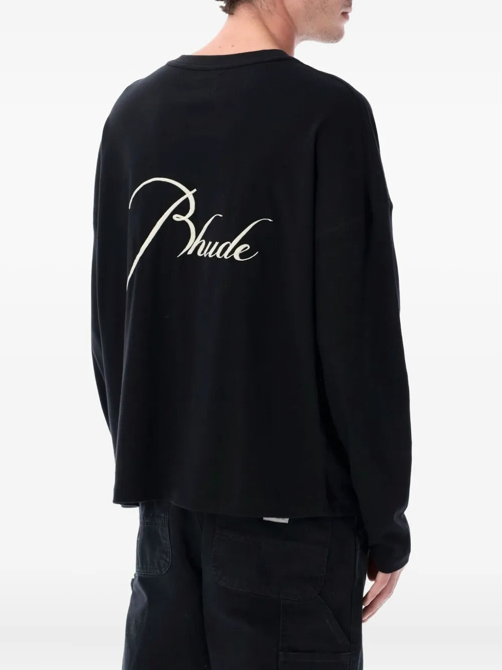 RHUDE-CLASSIQUE REVERSE LS TEE-