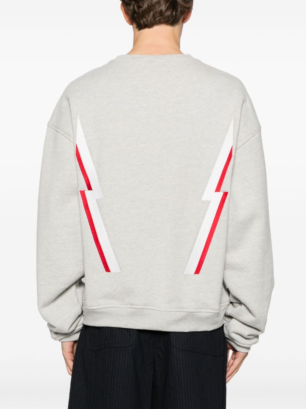 RHUDE-LIGHTNING CREWNECK-