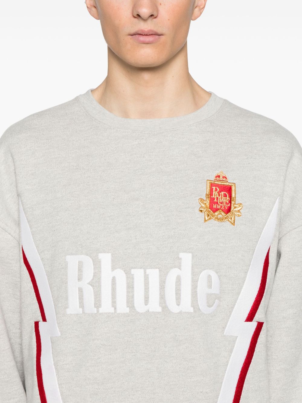 RHUDE-LIGHTNING CREWNECK-