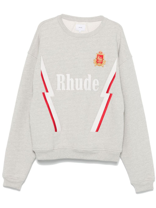 RHUDE-LIGHTNING CREWNECK-