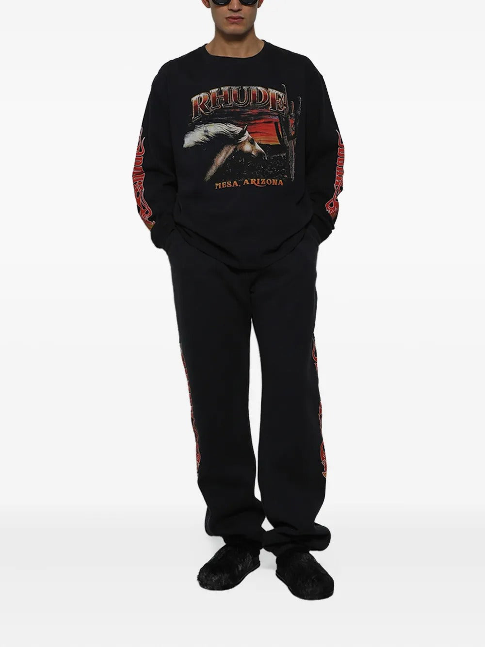 RHUDE-Mesa Stallion long-sleeve T-shirt-