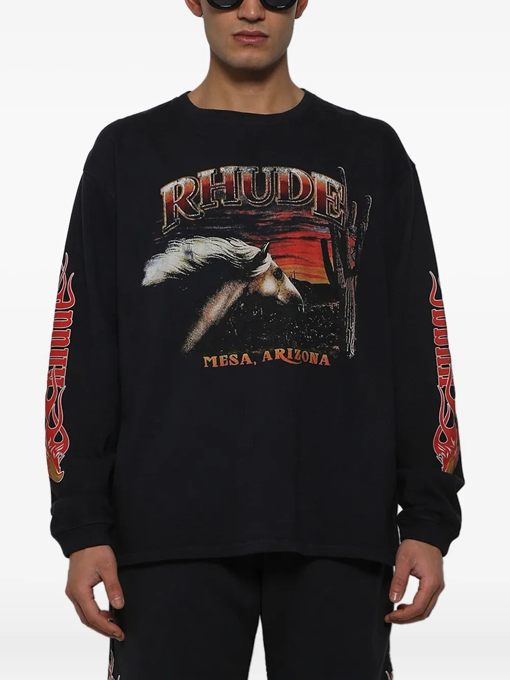 RHUDE-Mesa Stallion long-sleeve T-shirt-