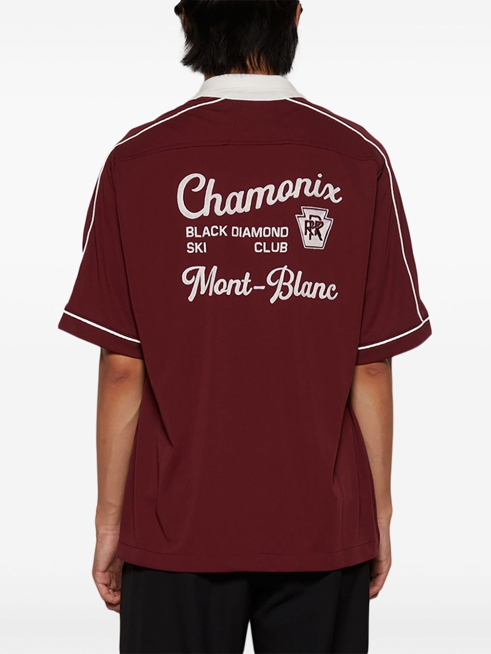 RHUDE-MONT-BLANC BOWLING SHIRT-