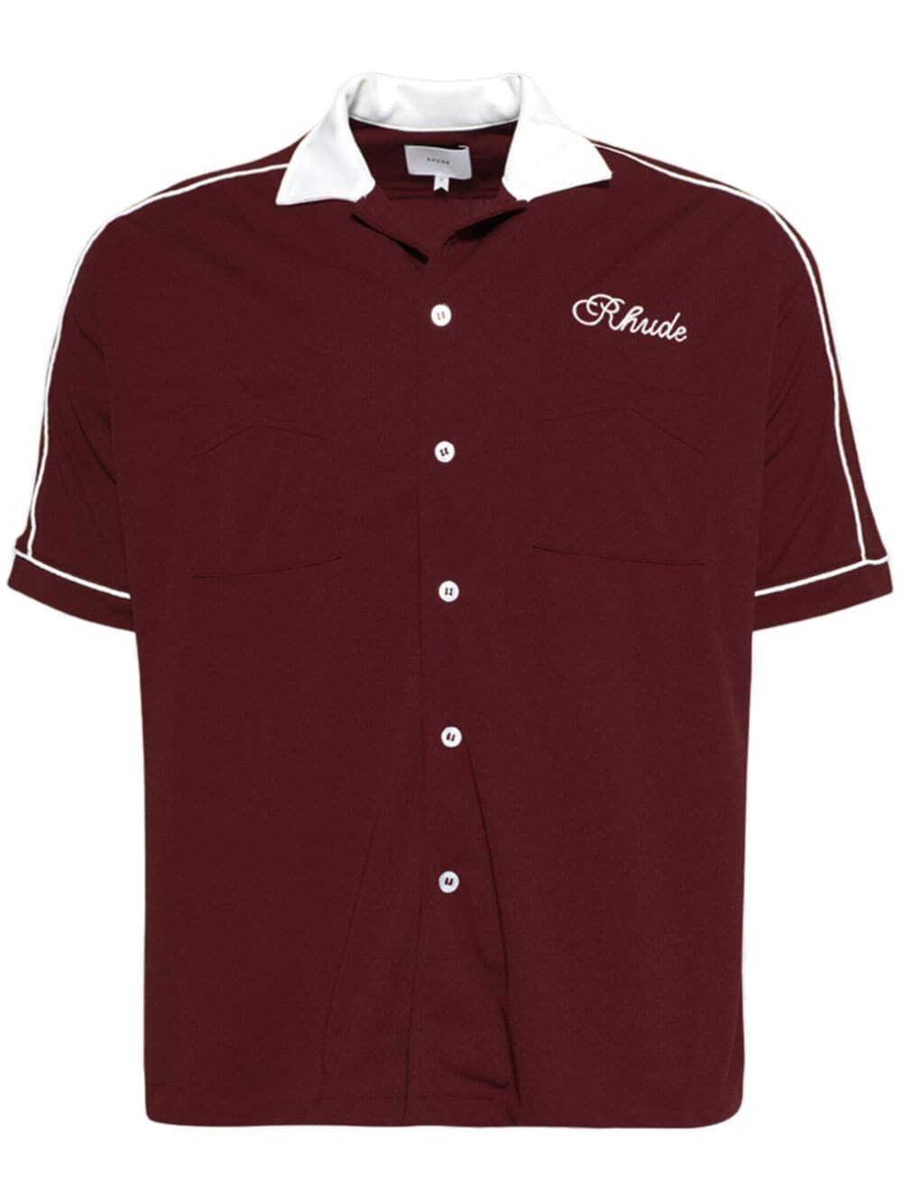 RHUDE-MONT-BLANC BOWLING SHIRT-