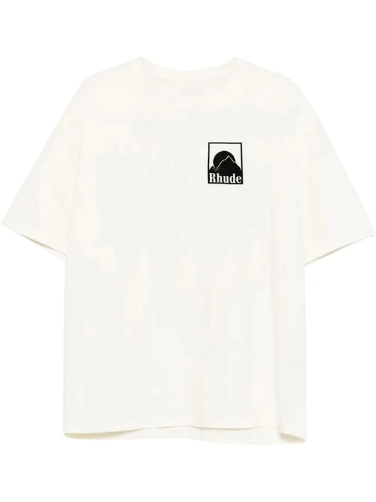 RHUDE-MOONLIGHT BADGE TEE-