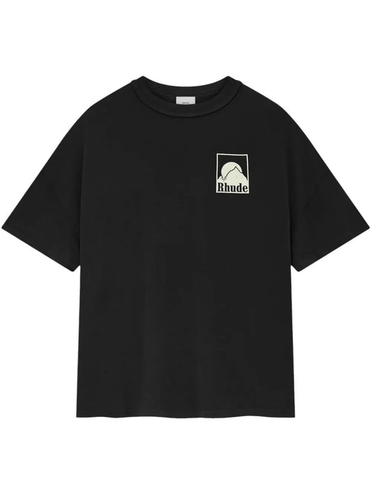 RHUDE-MOONLIGHT BADGE TEE-