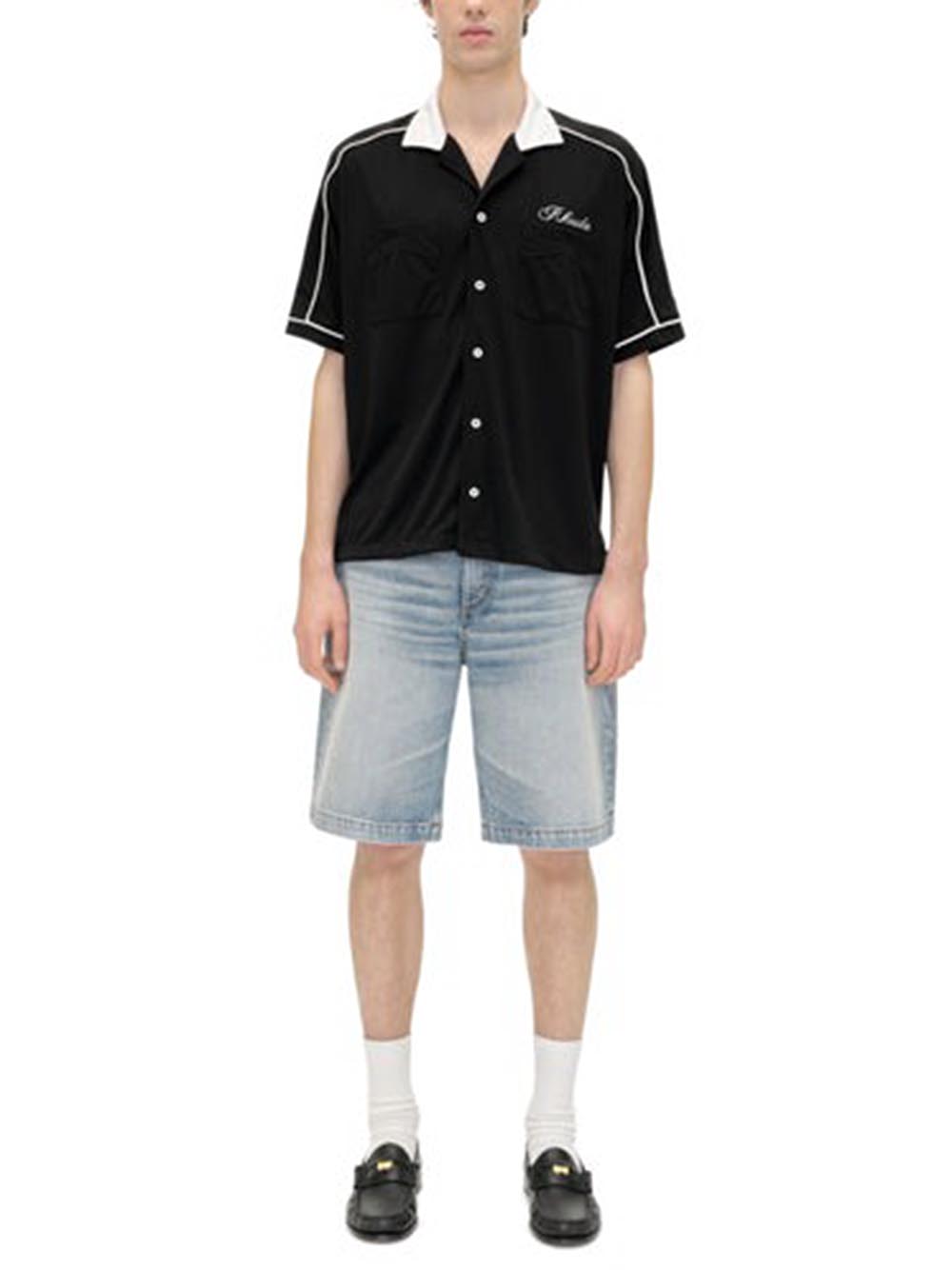 RHUDE-OXFORD COCKTAIL CLUB BOWLING SHIRT-