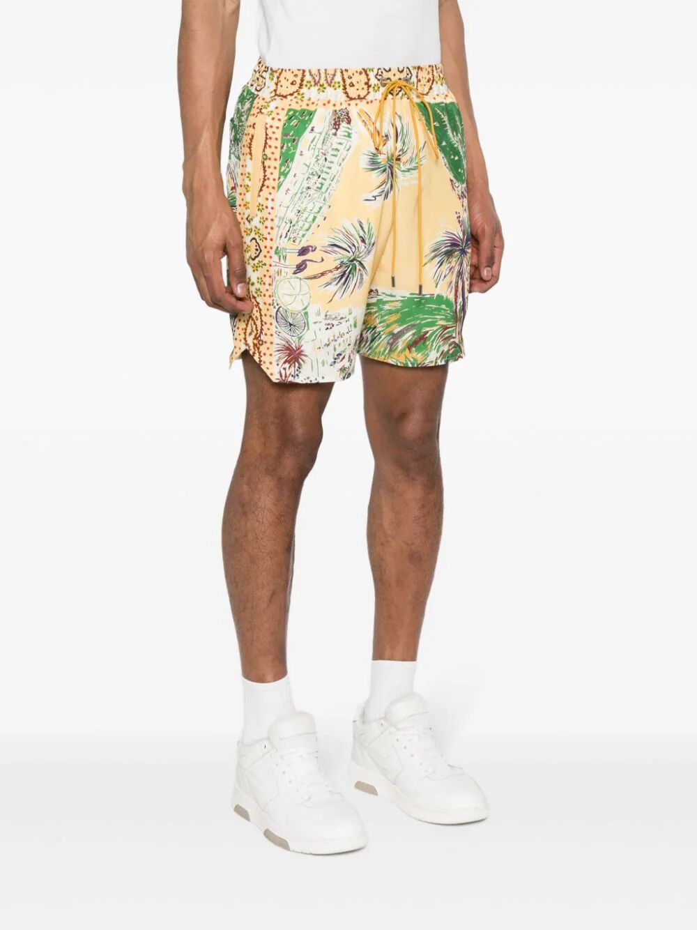 RHUDE-PALMINA SILK SHORT-RHSS24SH08174108 0108