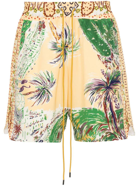 RHUDE-PALMINA SILK SHORT-RHSS24SH08174108 0108