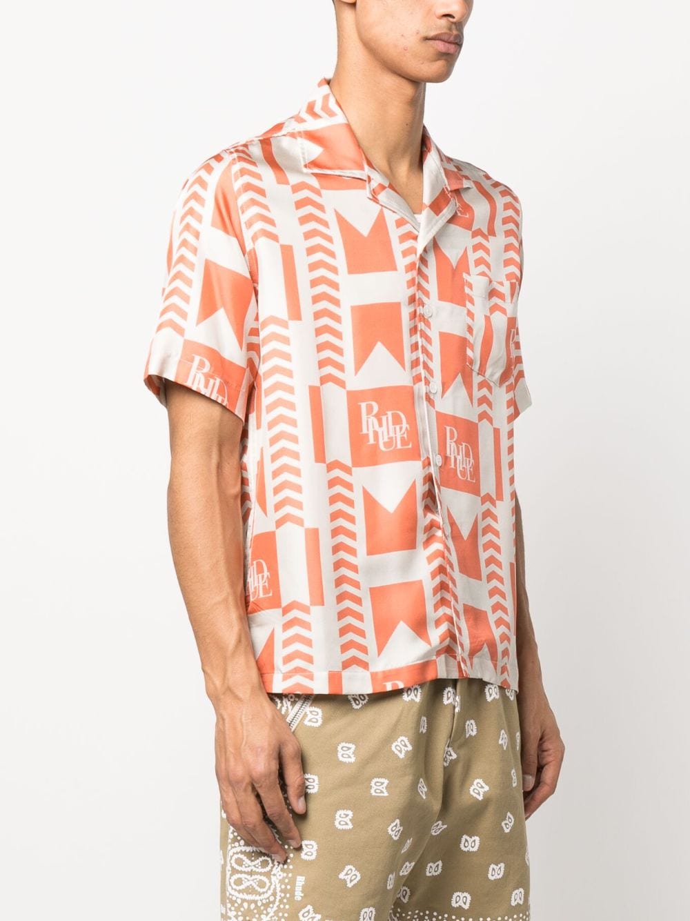 RHUDE-RHUDE GRASSE BUTTON UP-RHSS23SR89092387 1387