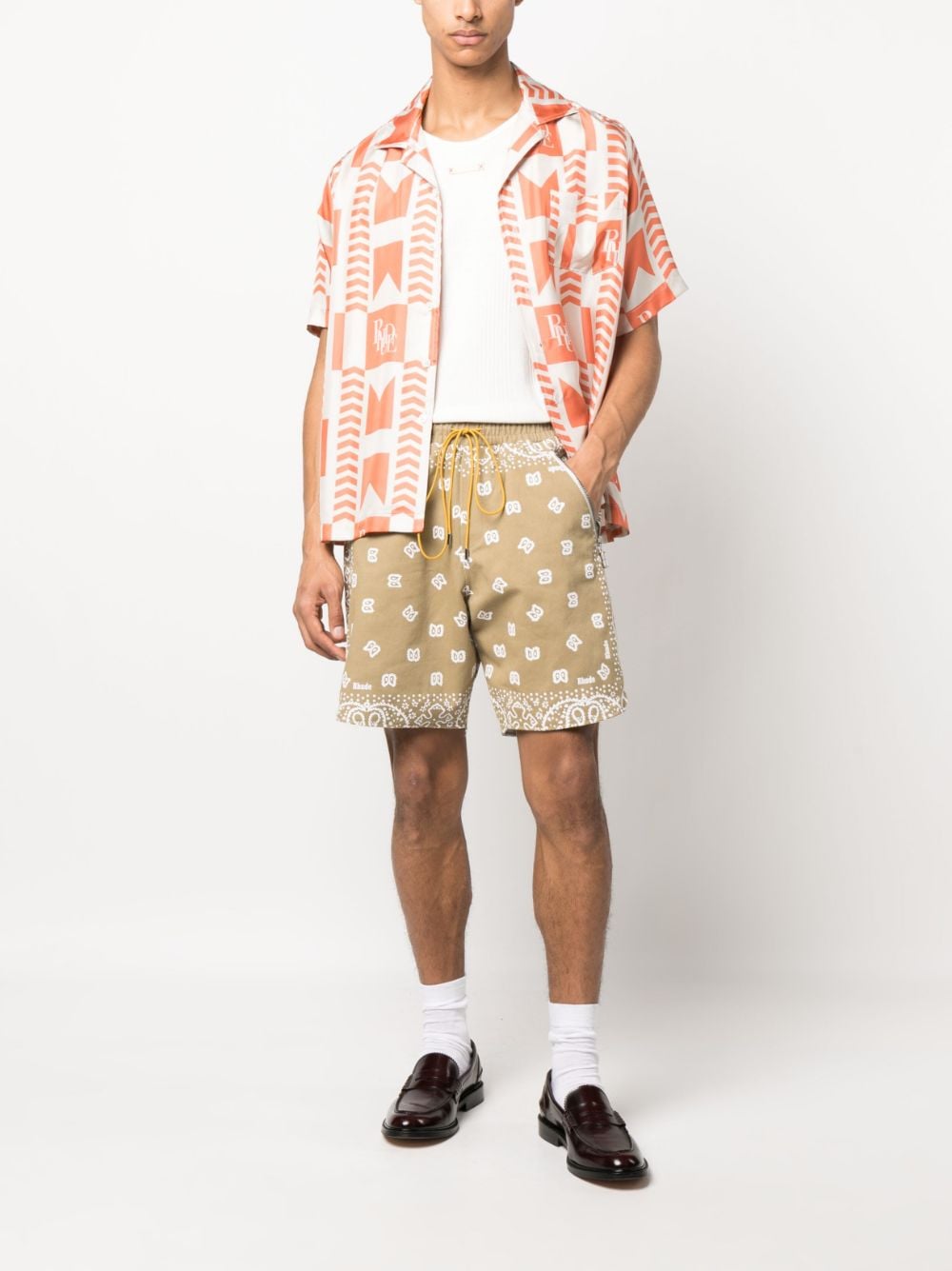 RHUDE-RHUDE GRASSE BUTTON UP-RHSS23SR89092387 1387