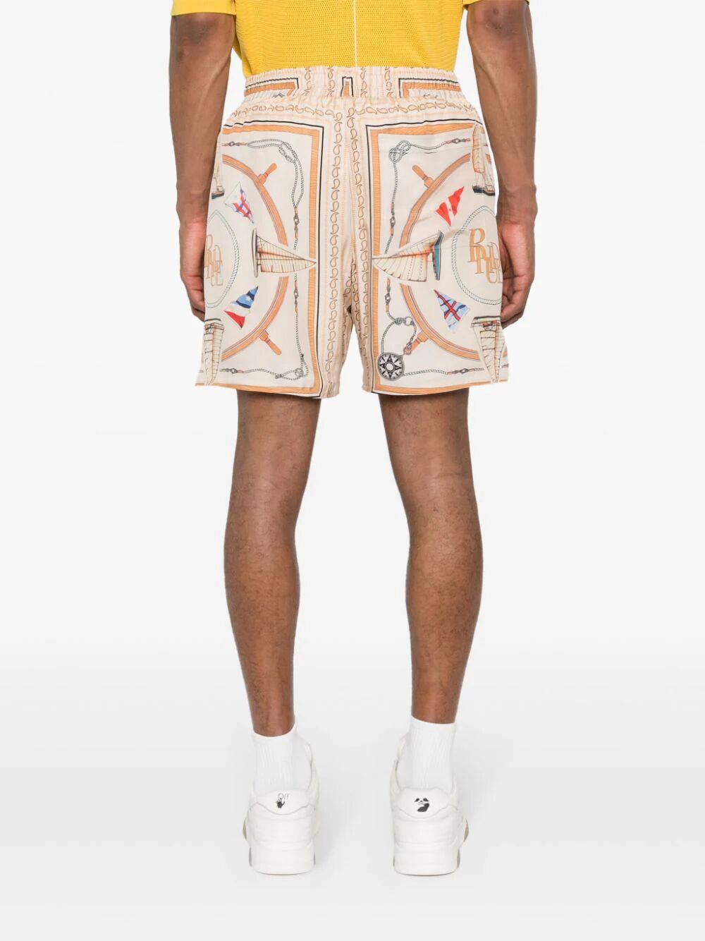 RHUDE-RHUDE NAUTICA SILK SHORT-RHSS24SH13174108 0108