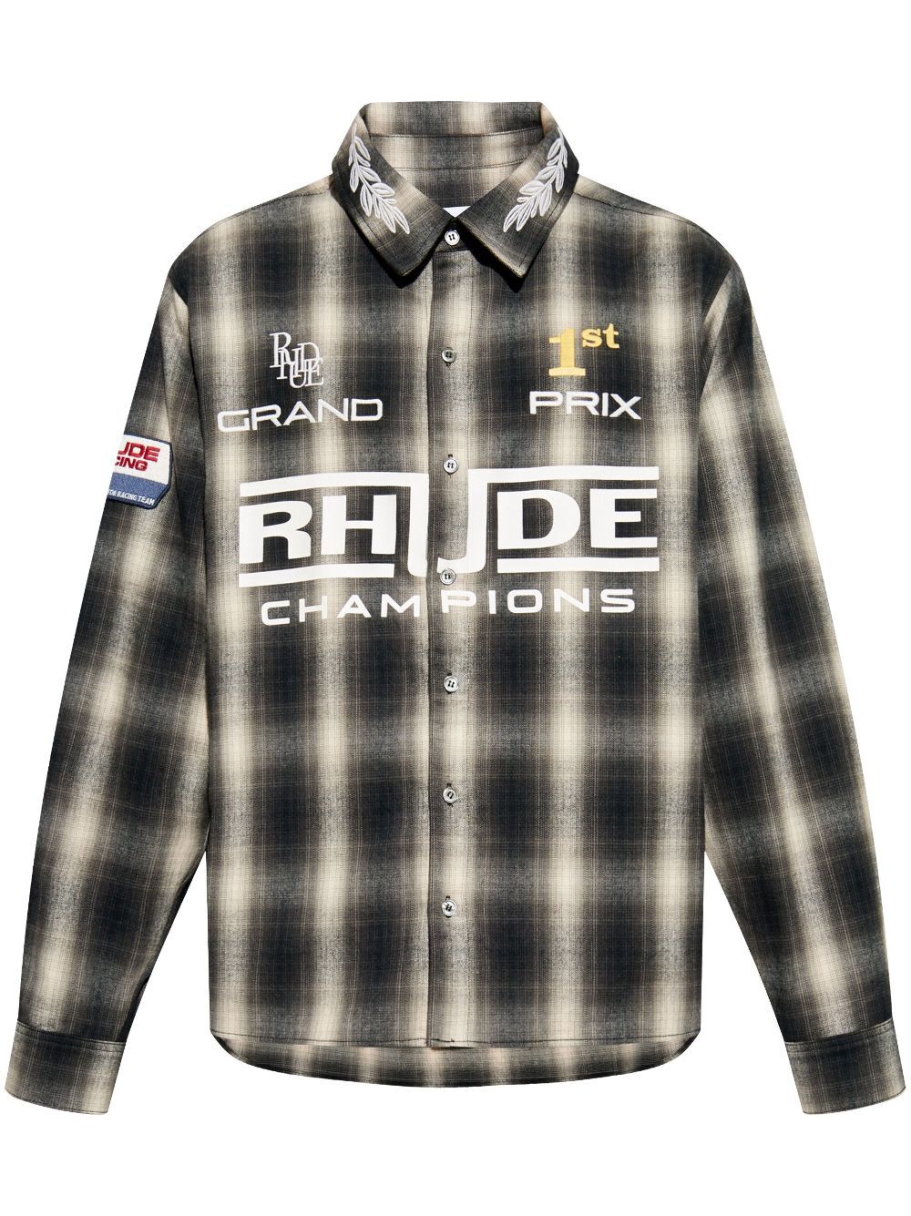 RHUDE-RHUDE RACING FLANNEL-