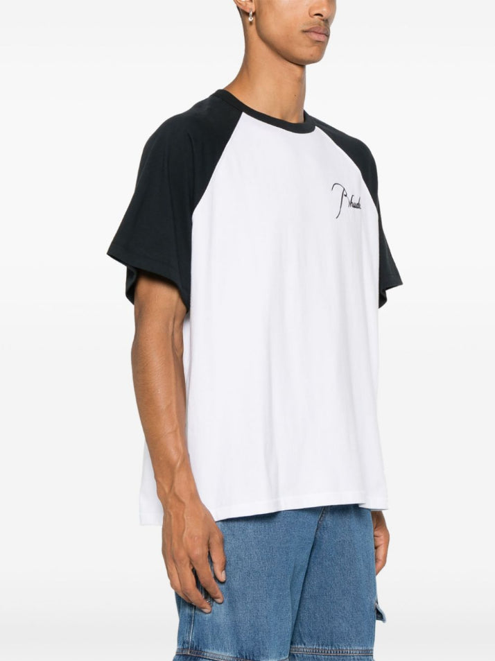 RHUDE-RHUDE RAGLAN TEE VTG BLACK-