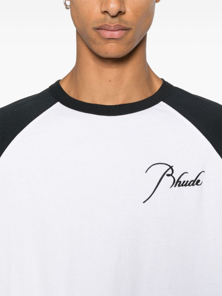 RHUDE-RHUDE RAGLAN TEE VTG BLACK-