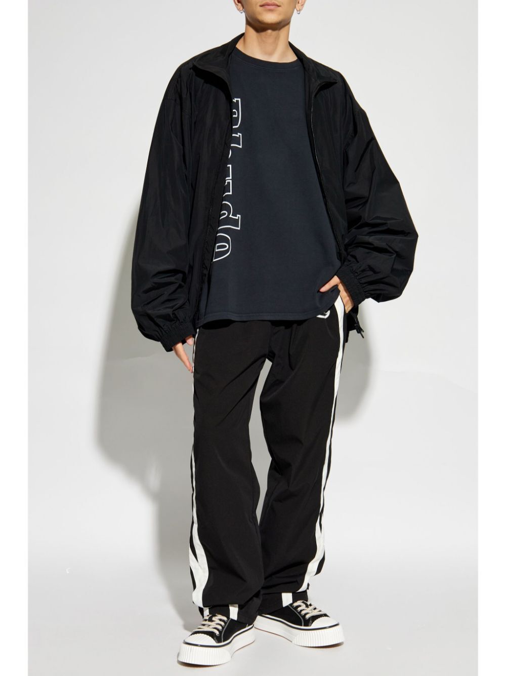 RHUDE-RHUDE SIDE LOGO LS TEE-