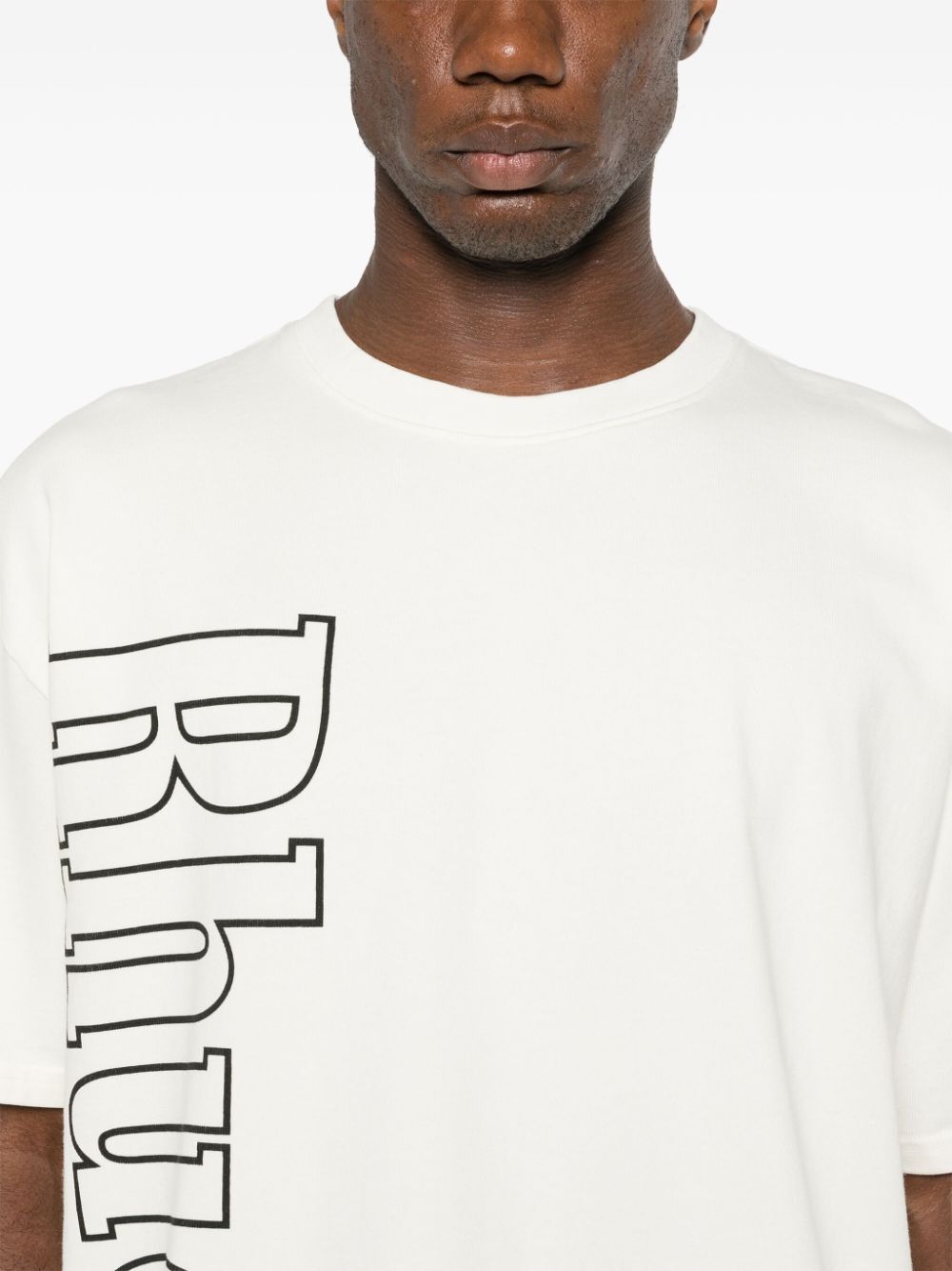 RHUDE-RHUDE SIDE LOGO TEE-