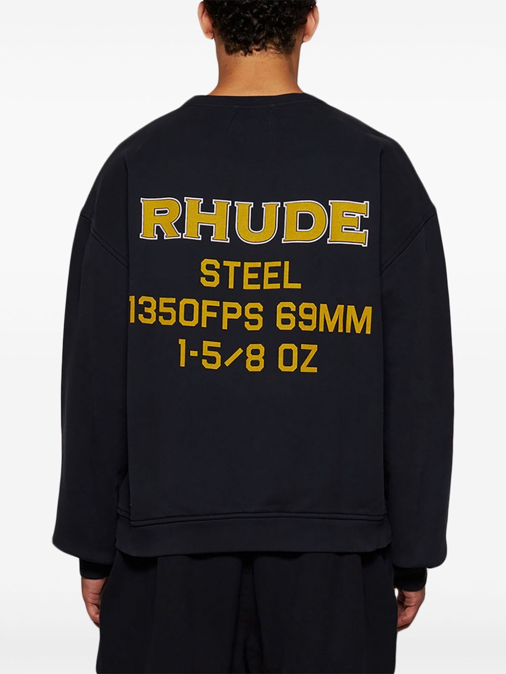 RHUDE-RHUDE STEEL CREWNECK-