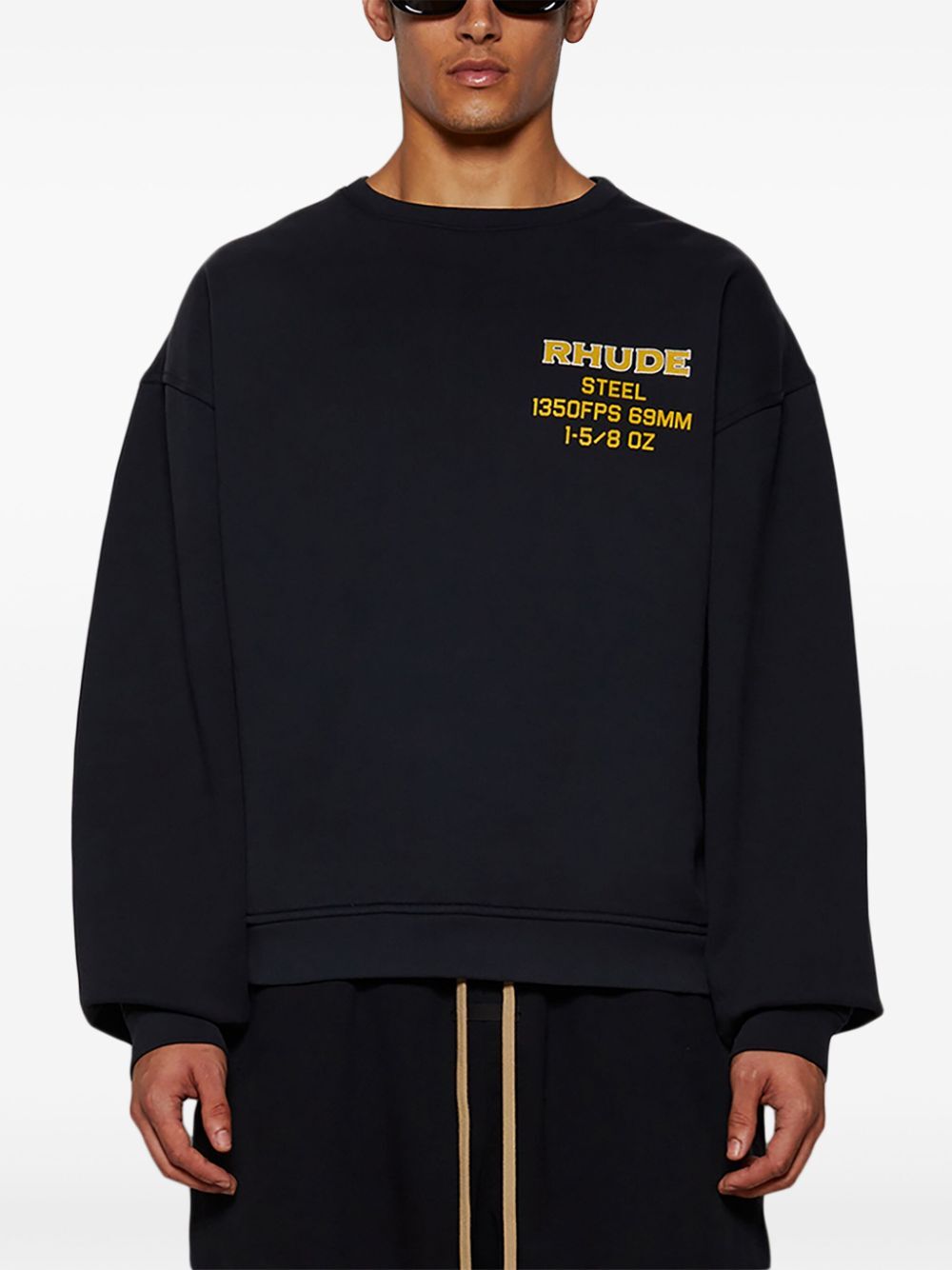 RHUDE-RHUDE STEEL CREWNECK-