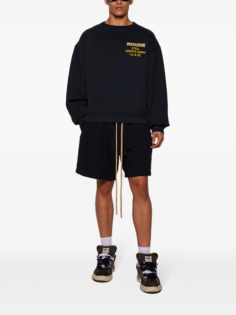 RHUDE-RHUDE STEEL CREWNECK-