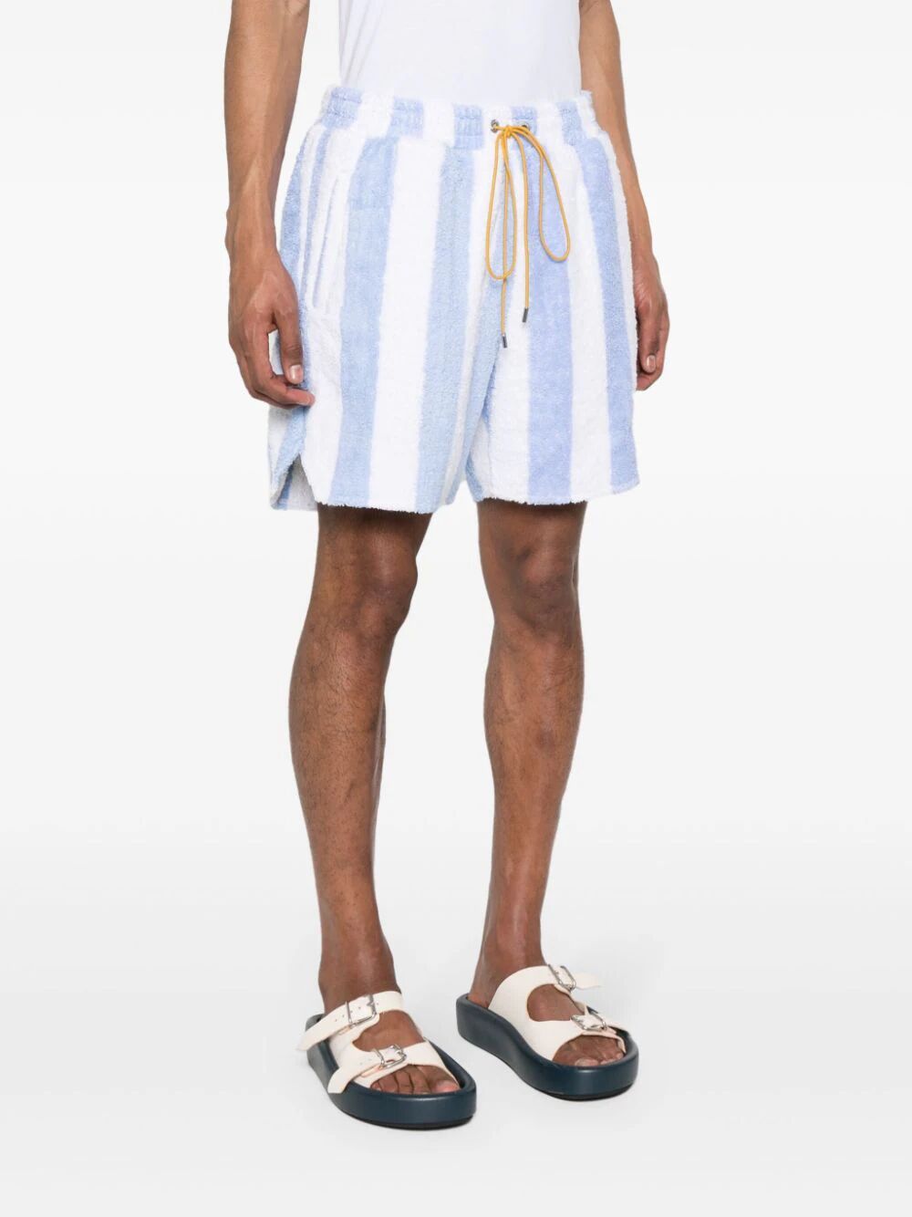 RHUDE-STRIPED LOOP TERRY SHORT-RHSS24SH17320280 2280