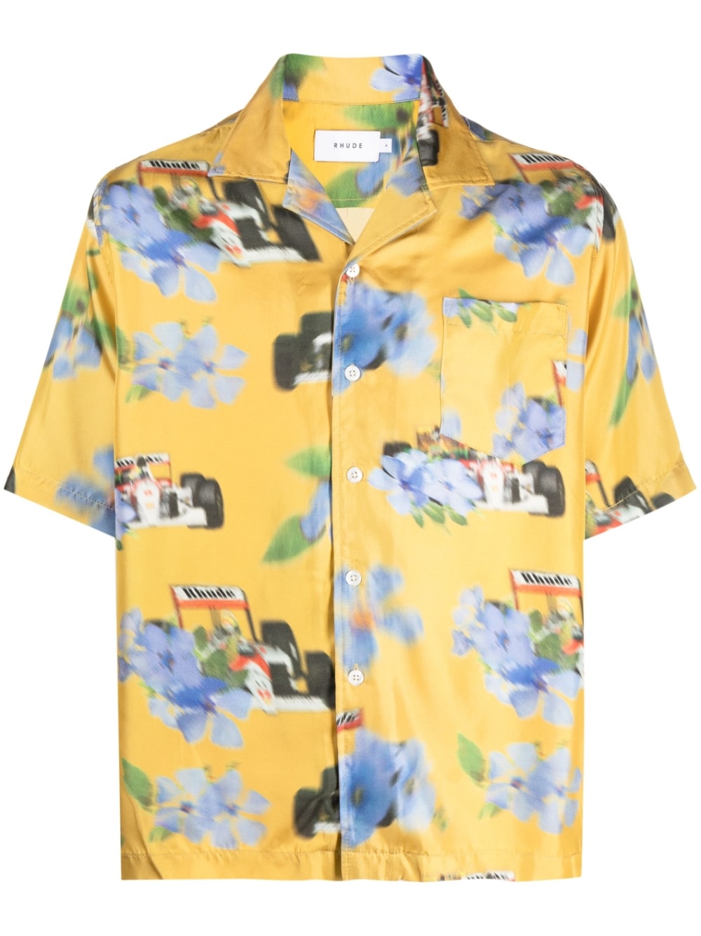 RHUDE-YELLOW LOIX SILK SHIRT-RHPS23SR08092196 1196