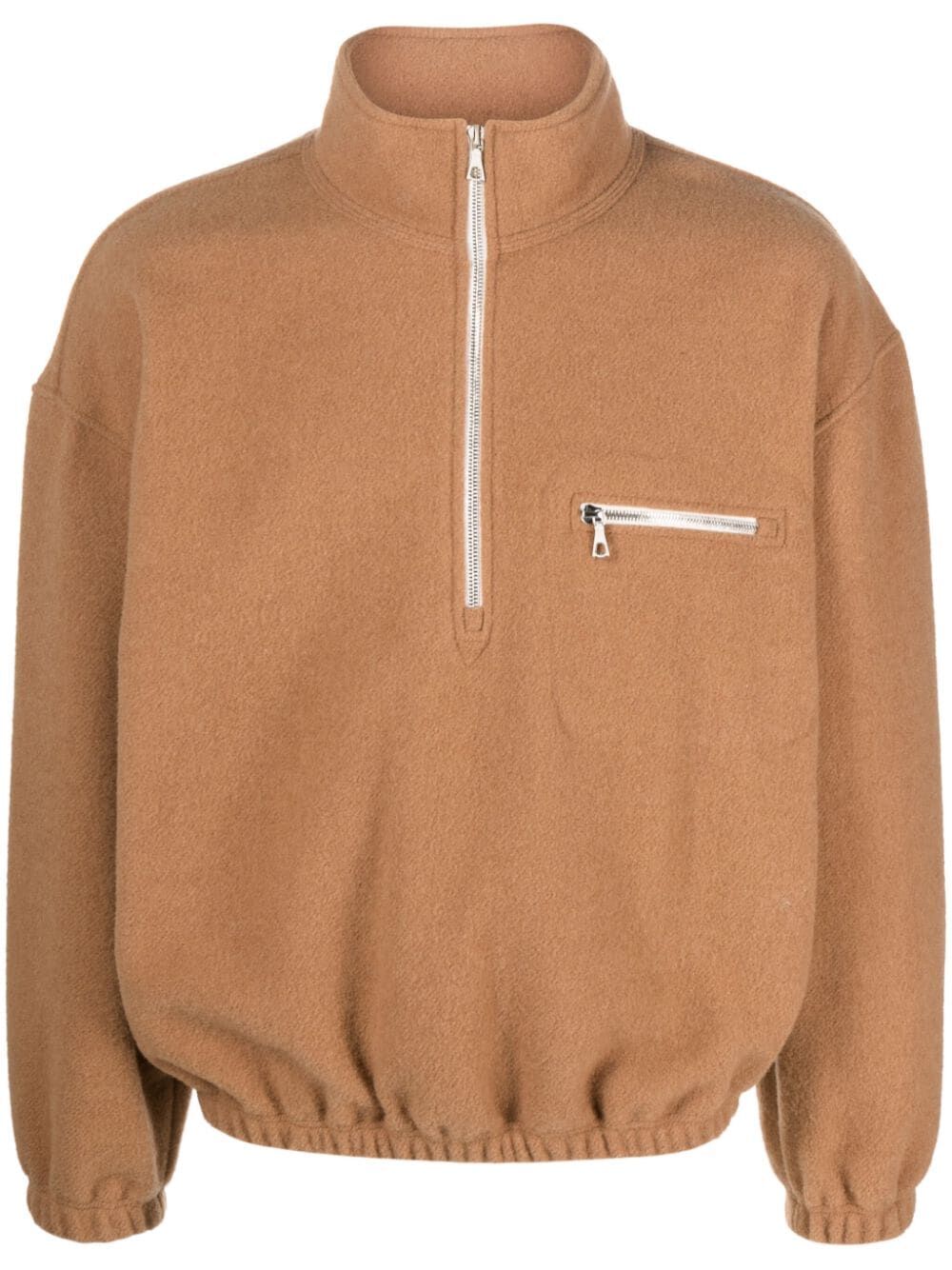 RIER-POLAR ZIP FLEECE-NFL1 X02 CAMEL