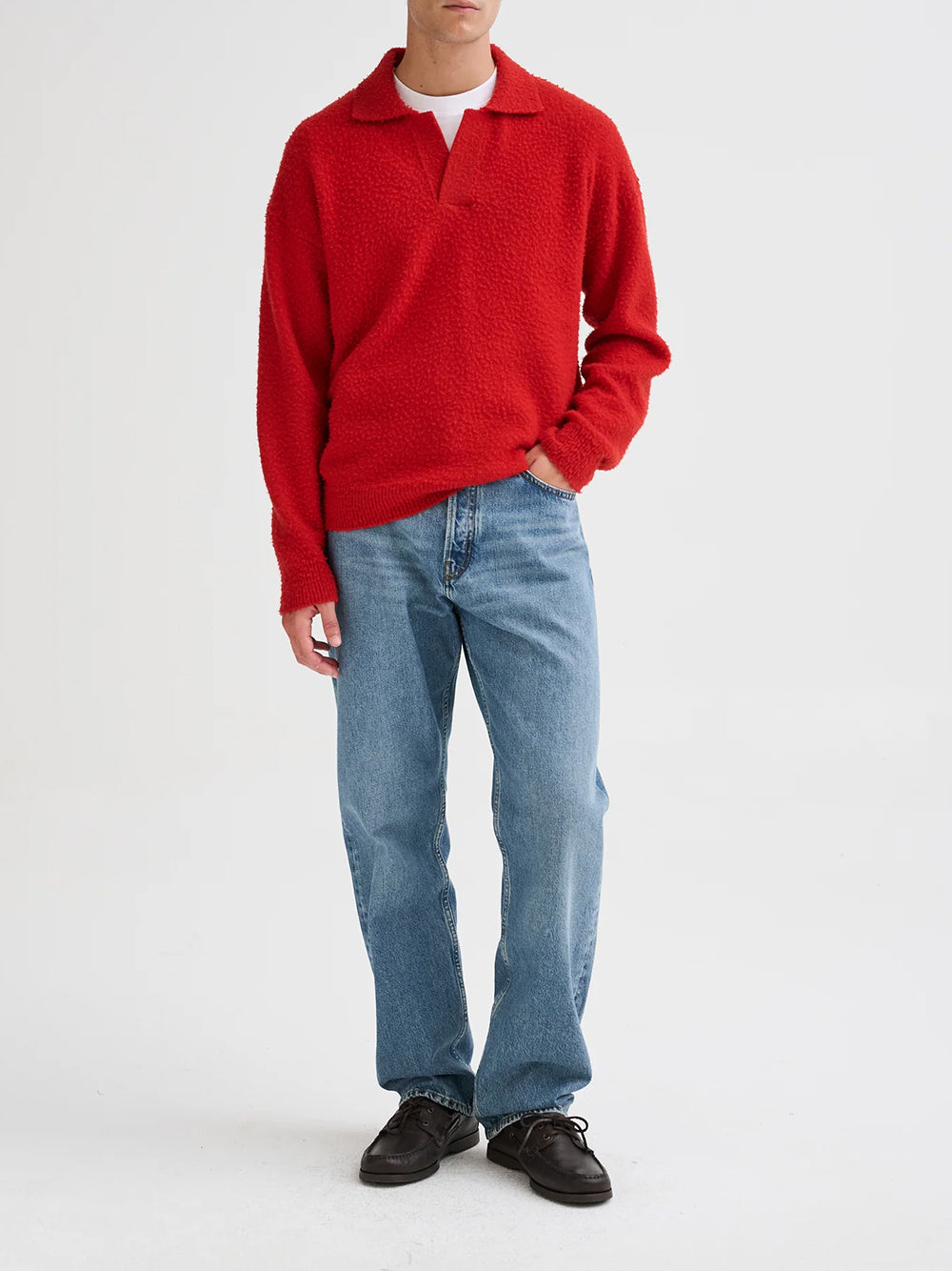 ROBERTO COLLINA-Casentino oversized polo shirt-