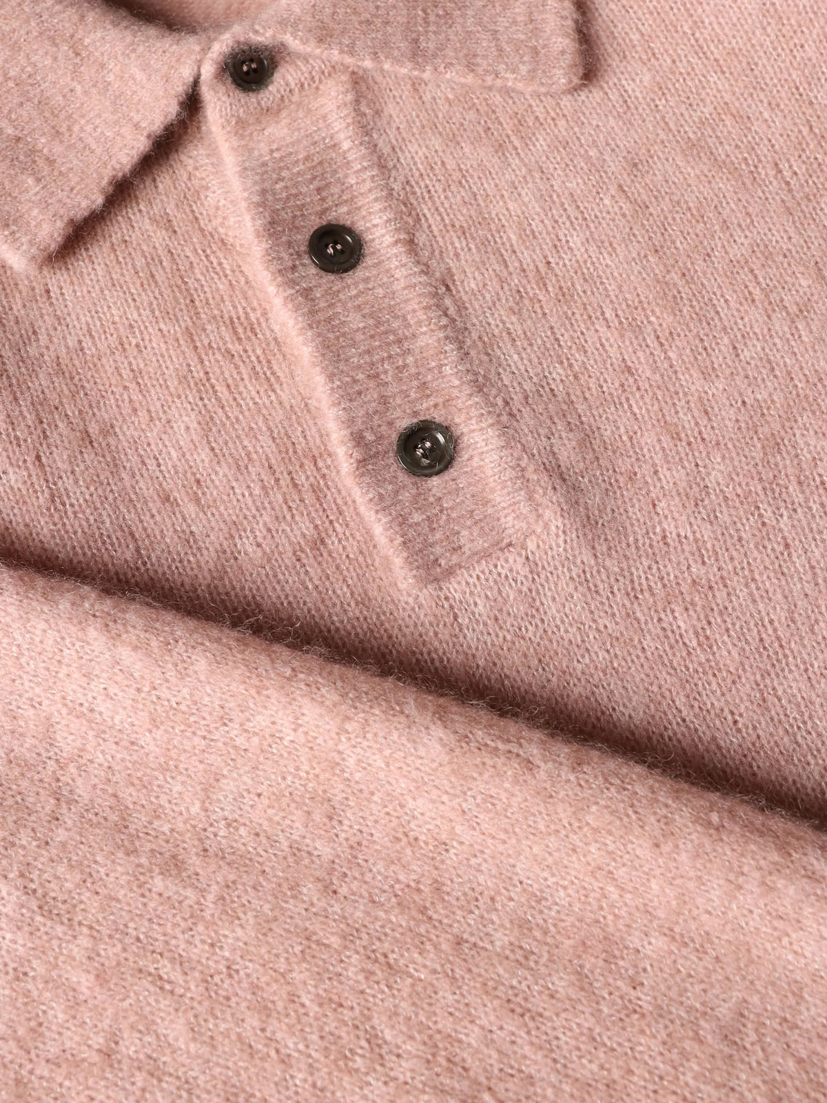 ROBERTO COLLINA-Cashmere and silk polo-