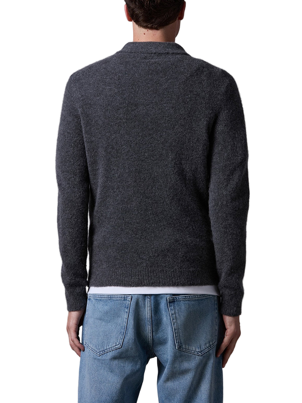 ROBERTO COLLINA-cashmere blend polo shirt-