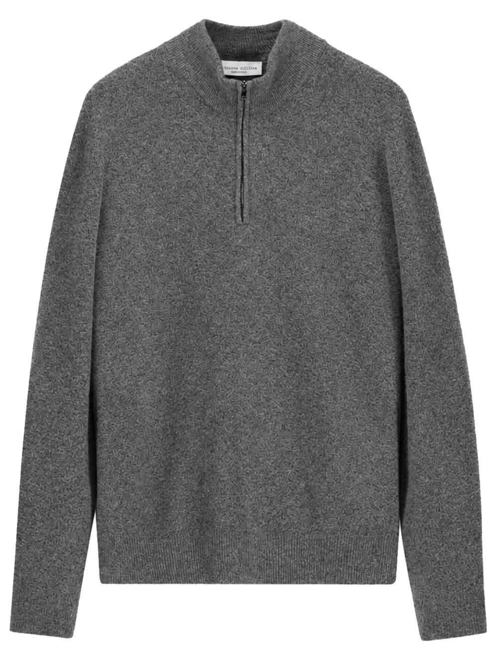 ROBERTO COLLINA-Half zip sweater-