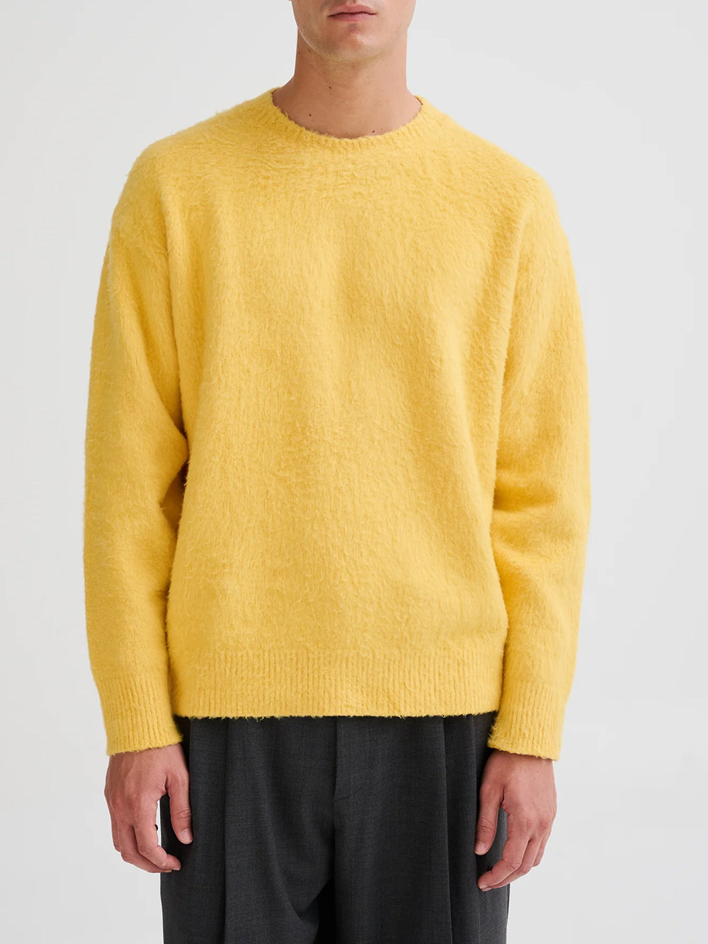 ROBERTO COLLINA-Oversized brushed sweater-