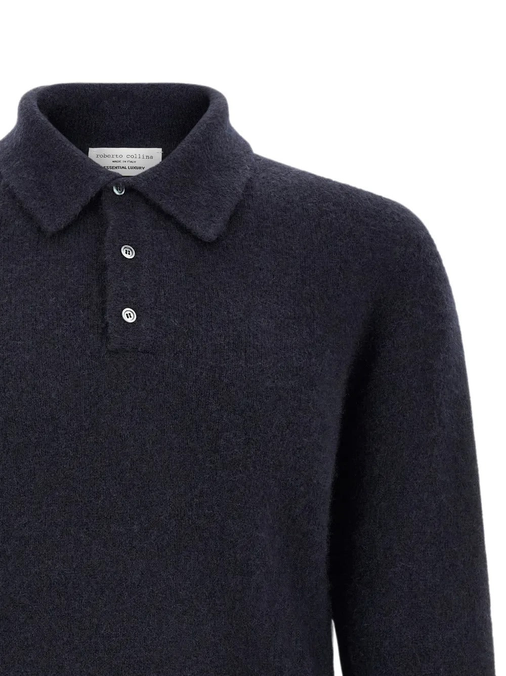 Cashmere and silk polo