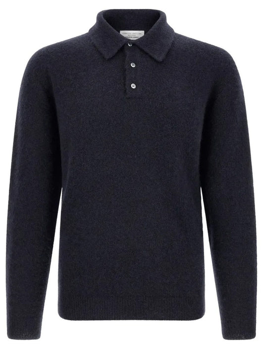 Cashmere and silk polo