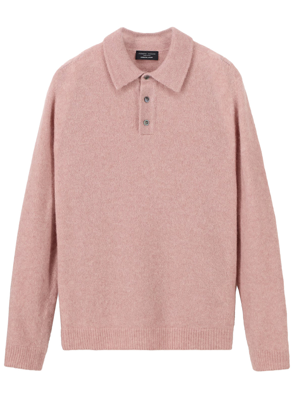 Cashmere and silk polo