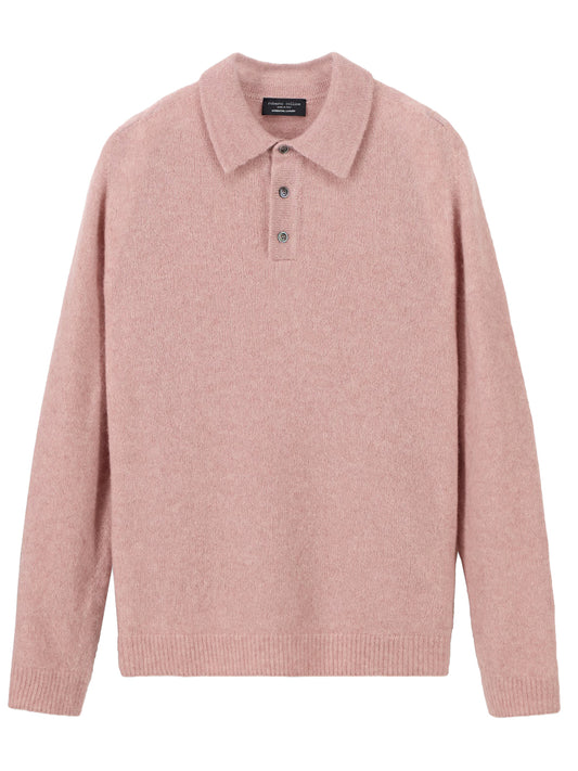 Cashmere and silk polo