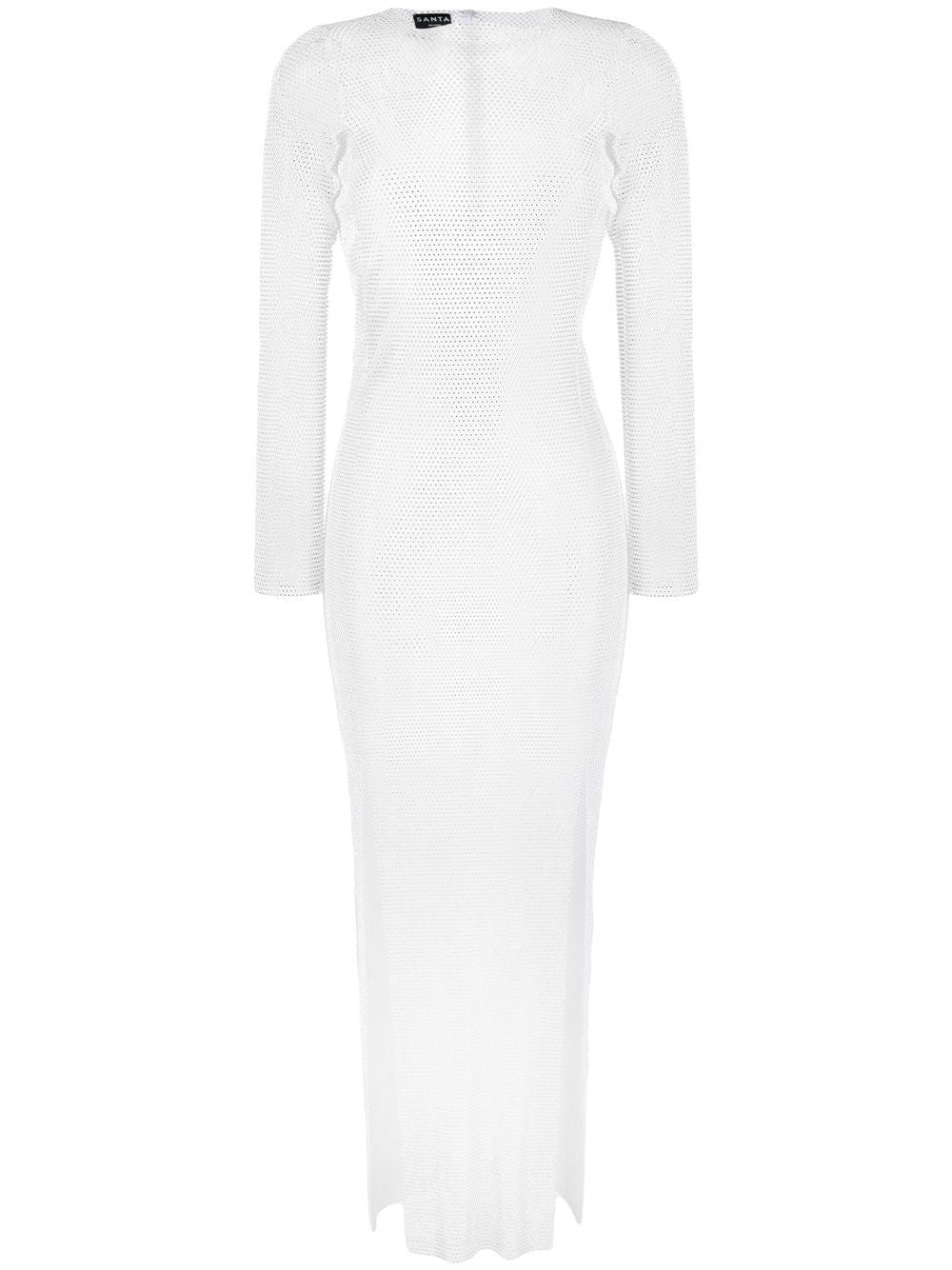 SANTA BRANDS-Diamonds Maxi Dress-SB SC DD WHITE