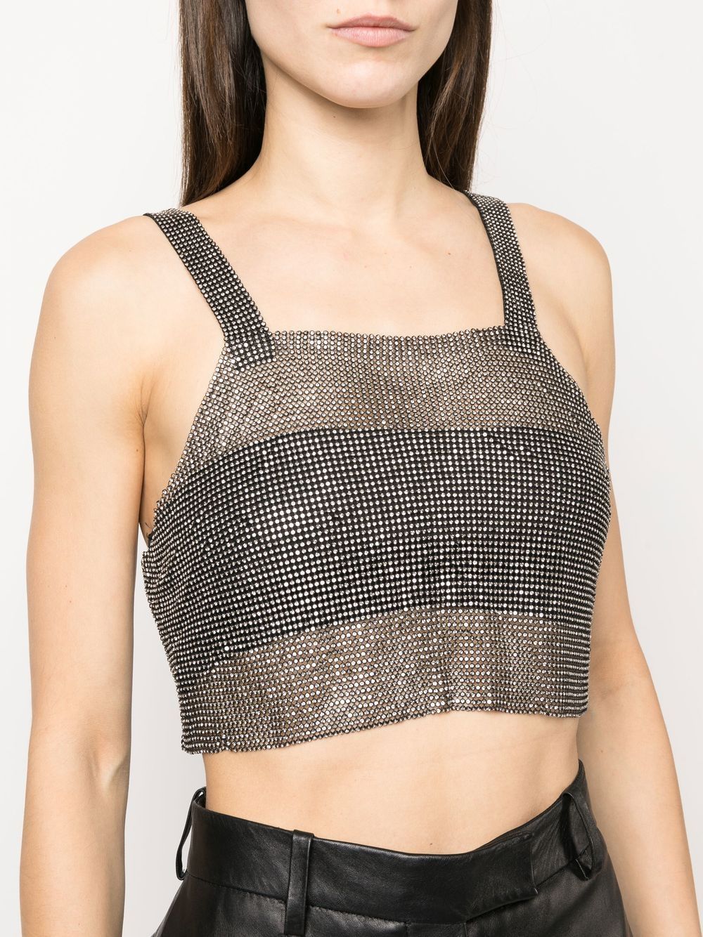 SANTA BRANDS-Milano Cropped Top-SB SC MCT BLACK