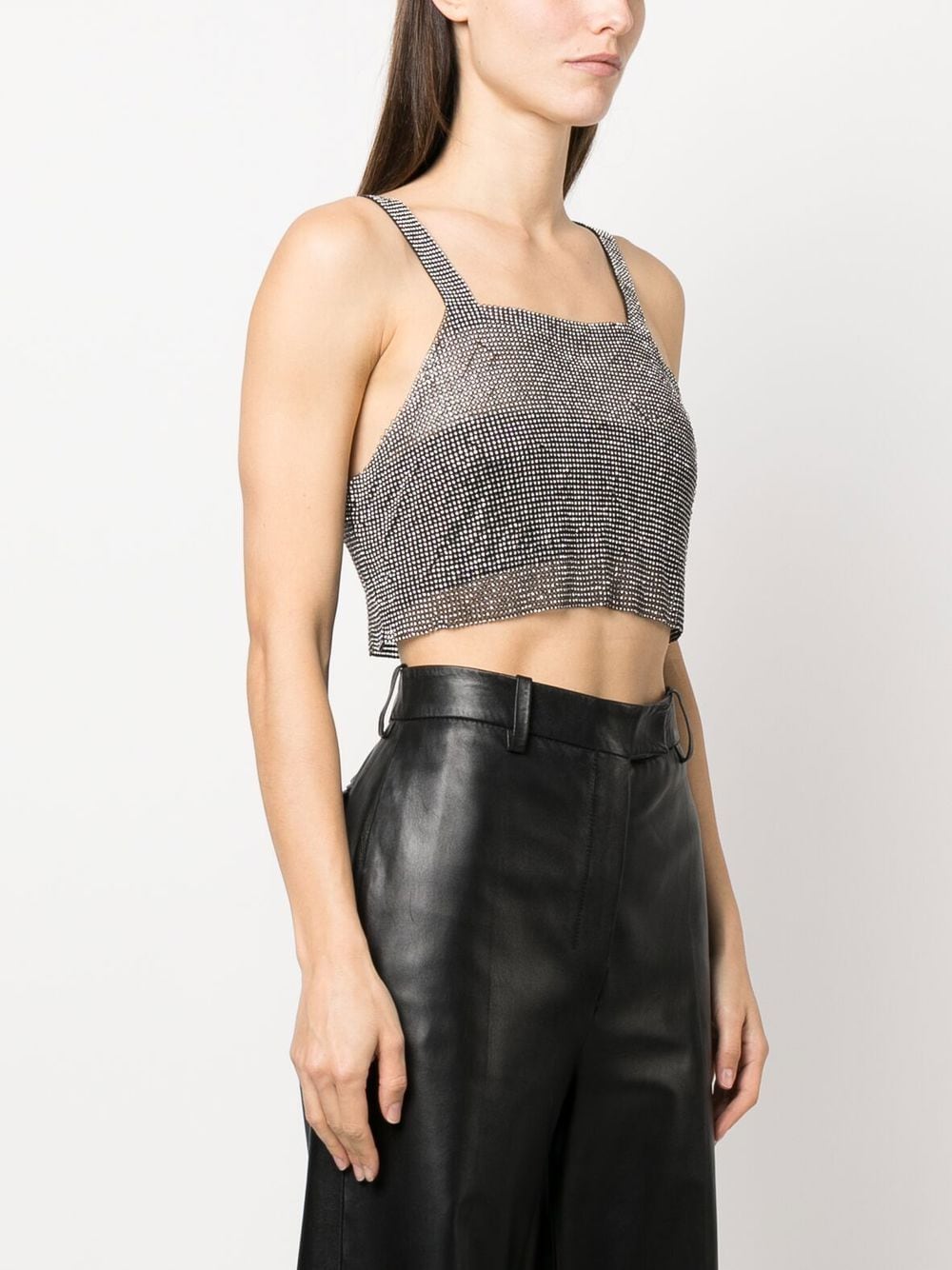 SANTA BRANDS-Milano Cropped Top-SB SC MCT BLACK