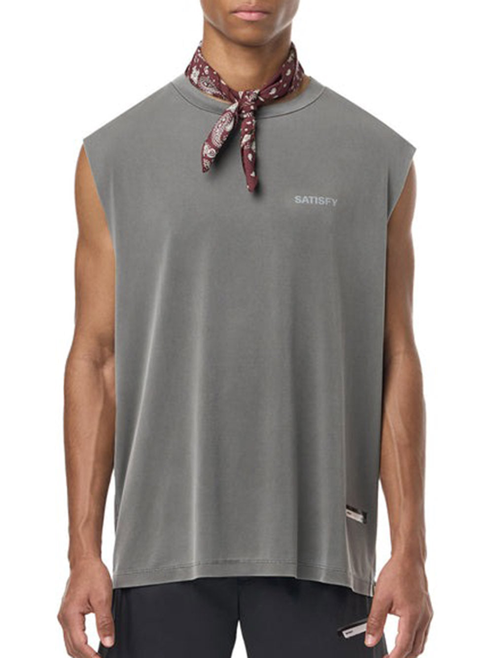 SATISFY-AuraLite Muscle Tee-11031 MINERAL GRAPHITE – Dope