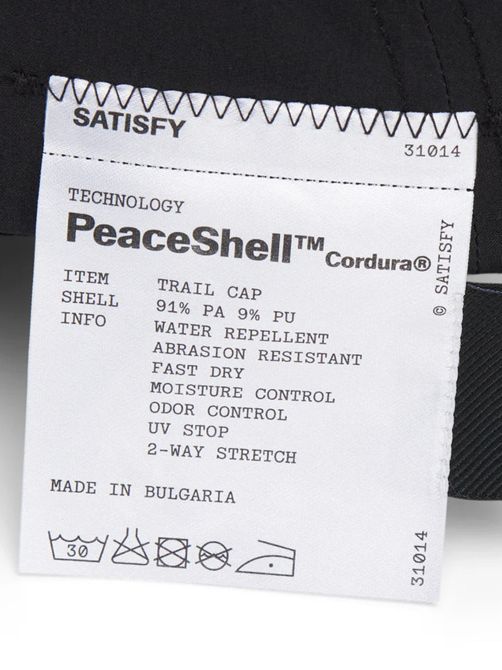 SATISFY-PeaceShell Cordura Trail Cap-