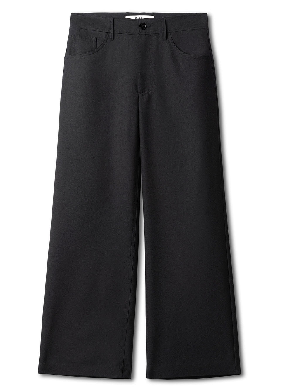 SEFR-JIRO TROUSER-FW23JIRO BLACK WOOL – Dope