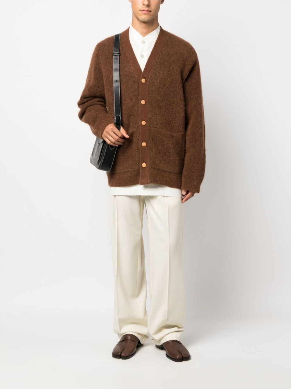 SEFR-KAITO CARDIGAN-FW23KAITOBRO BROWN