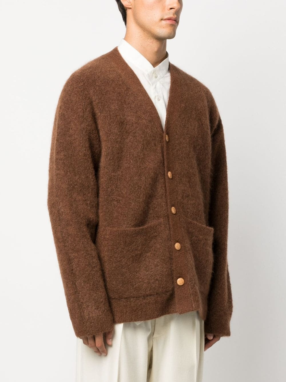 SEFR-KAITO CARDIGAN-FW23KAITOBRO BROWN