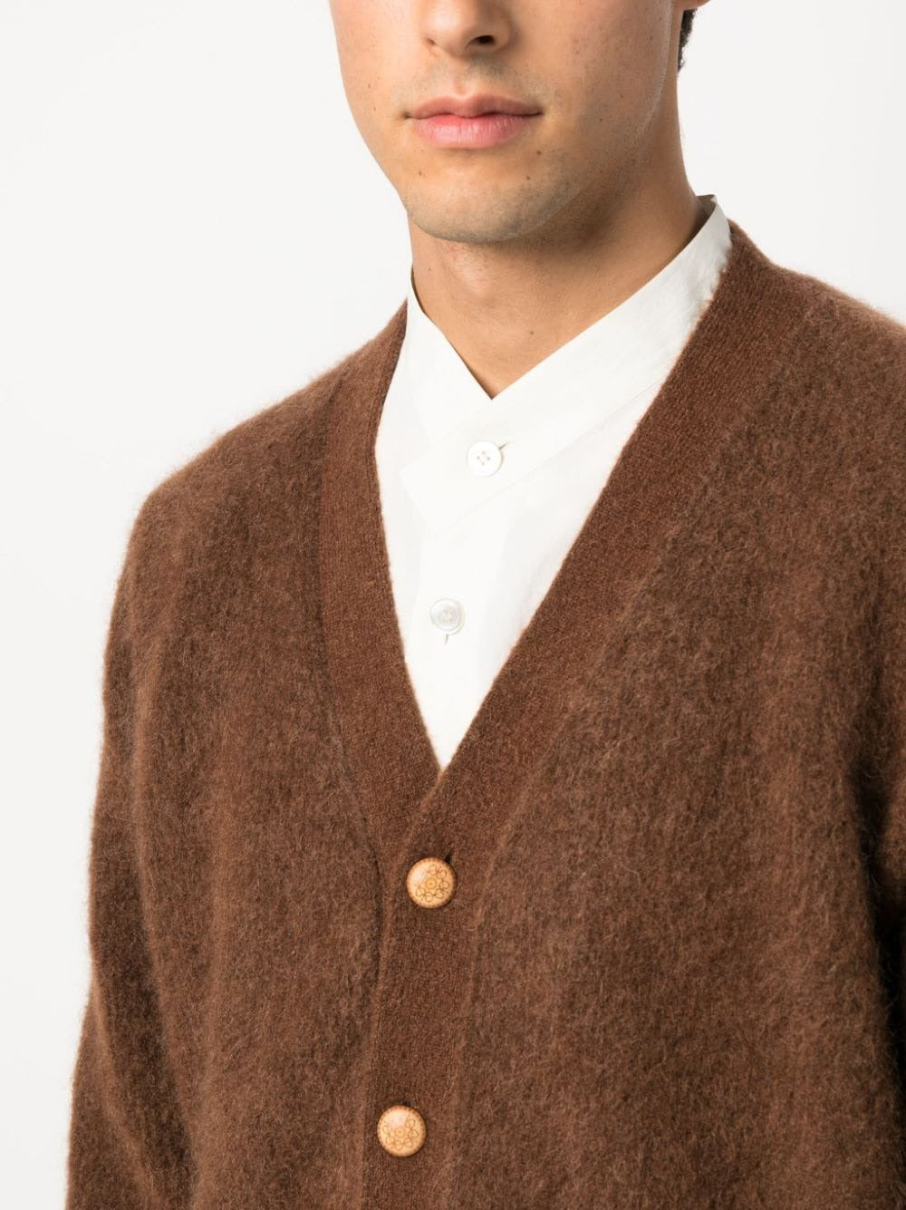 SEFR-KAITO CARDIGAN-FW23KAITOBRO BROWN