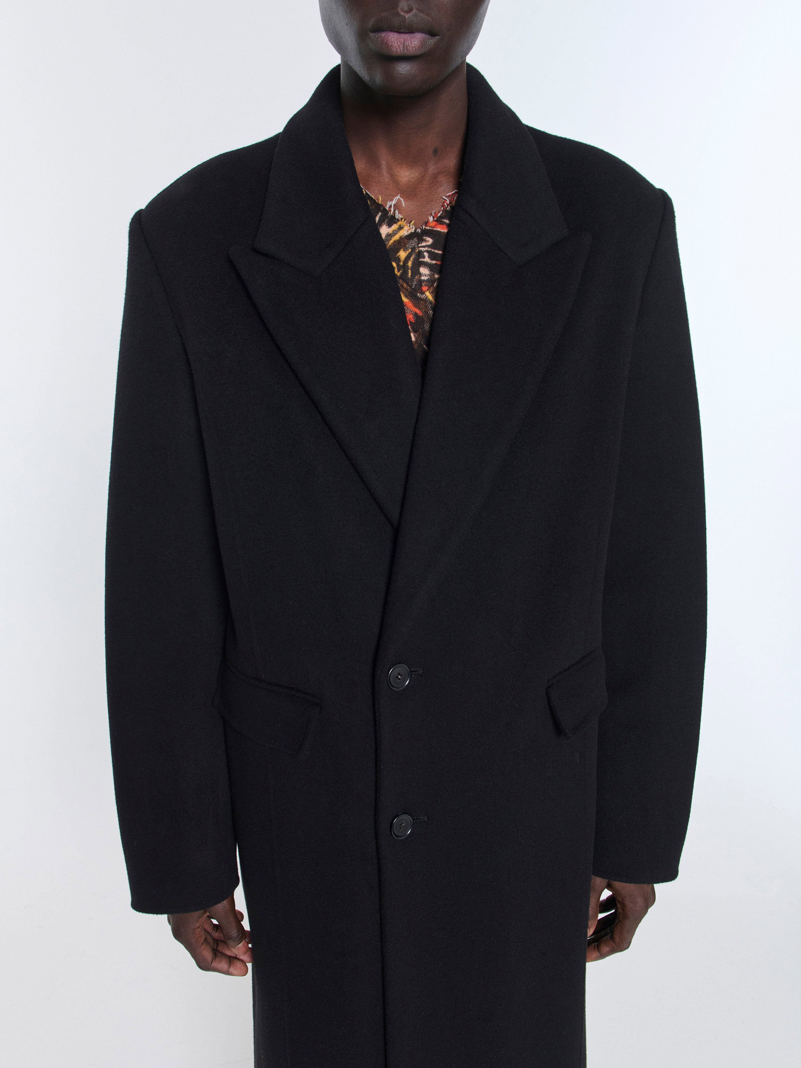 SEFR-TETSU COAT-MFW25TETSU SHUNGITE DOUBLÉ – Dope