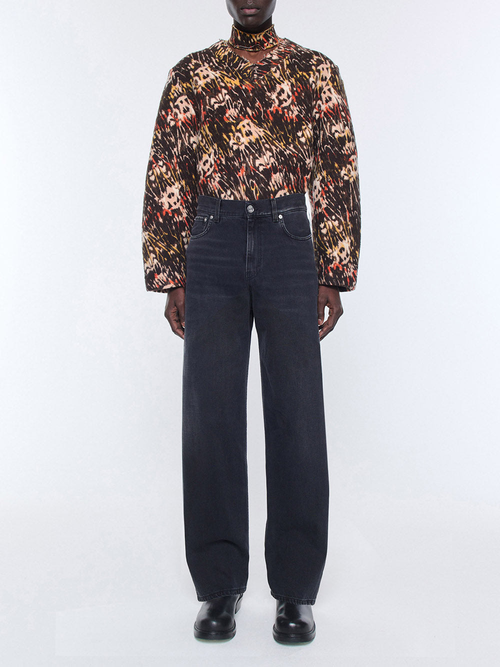 SEFR-WIDE CUT JEANS-