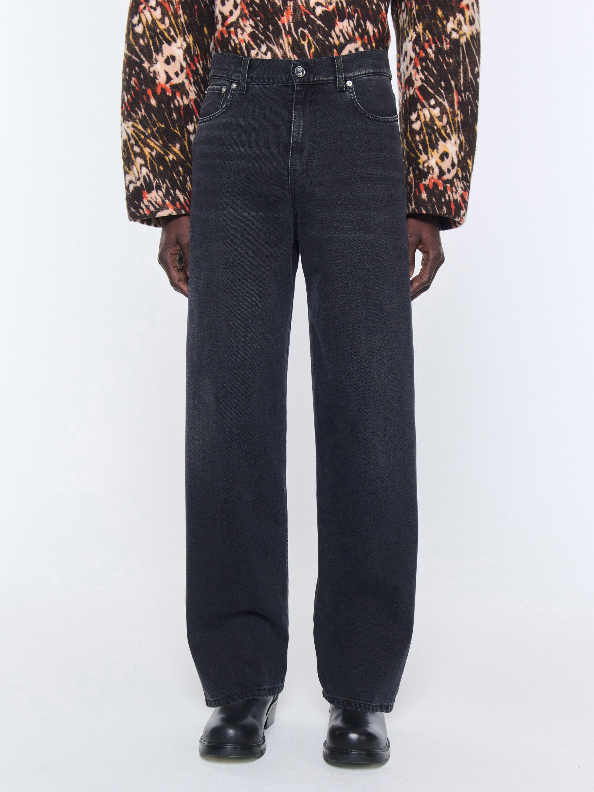 SEFR-WIDE CUT JEANS-