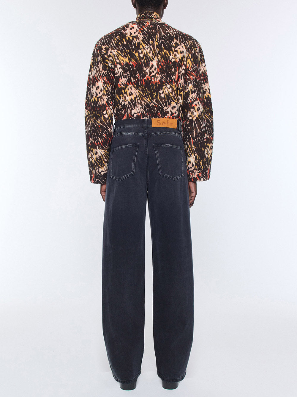 SEFR-WIDE CUT JEANS-