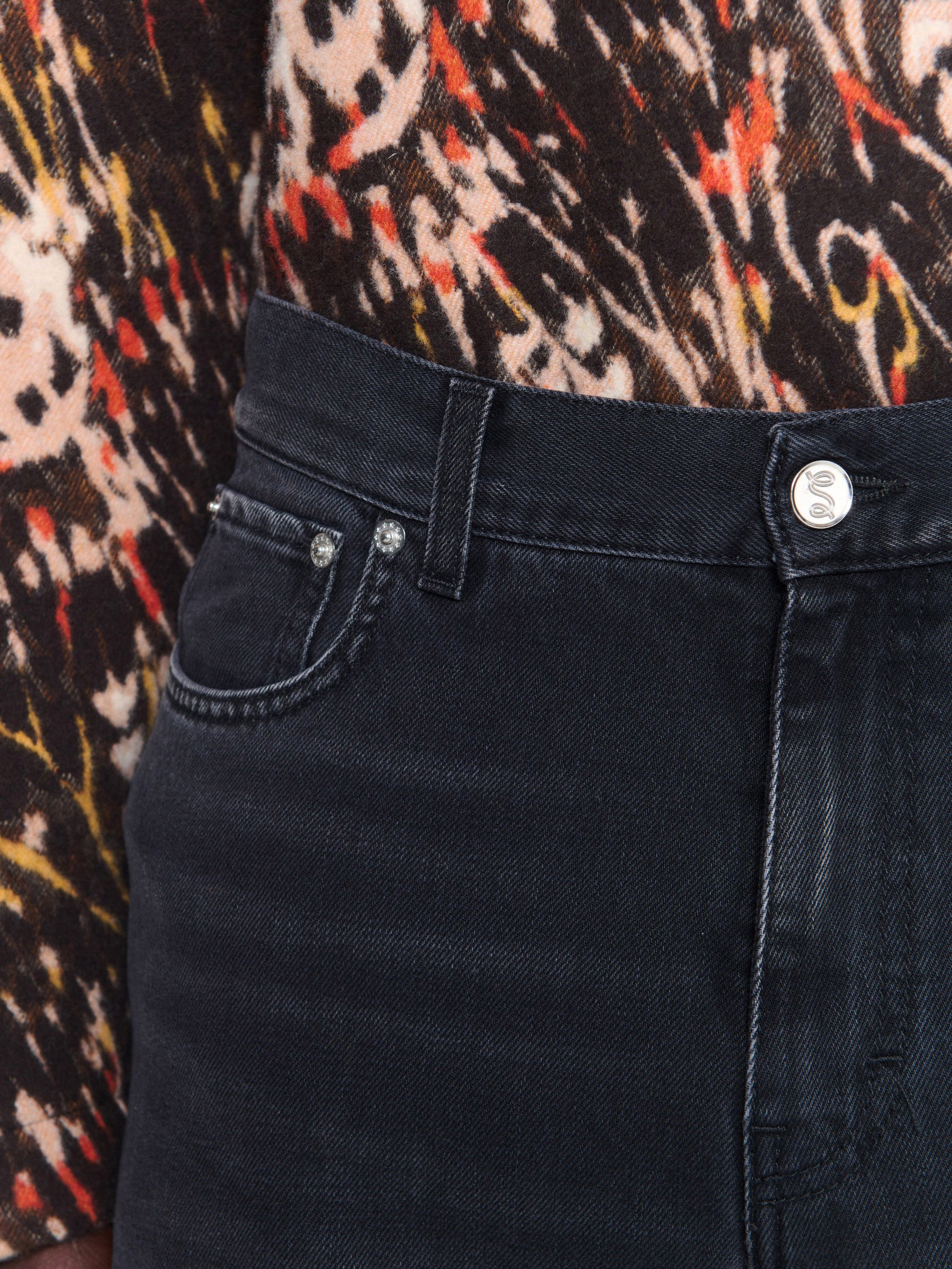 SEFR-WIDE CUT JEANS-